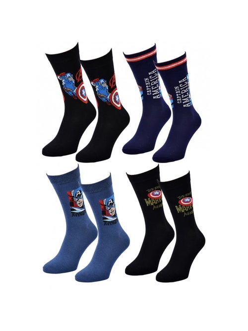 Pack Meias Homem LICENCE - Pack de 4 - Kiabi Pack Meias Homem LICENCE - Pack de 4 - Kiabi