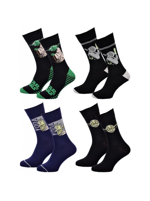 Pack Meias Homem LICENCE - Pack de 4 - Kiabi Pack Meias Homem LICENCE - Pack de 4 - Kiabi