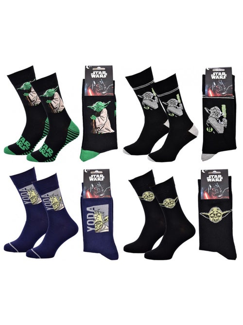 Pack Meias Homem LICENCE - Pack de 4 - Kiabi Pack Meias Homem LICENCE - Pack de 4 - Kiabi