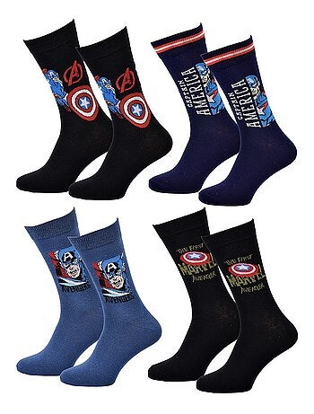 Pack Meias Homem MARVEL AVENGERS 4 Pares
