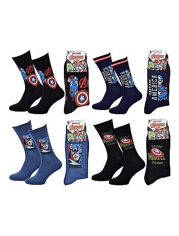 Pack Meias Homem MARVEL AVENGERS 4 Pares