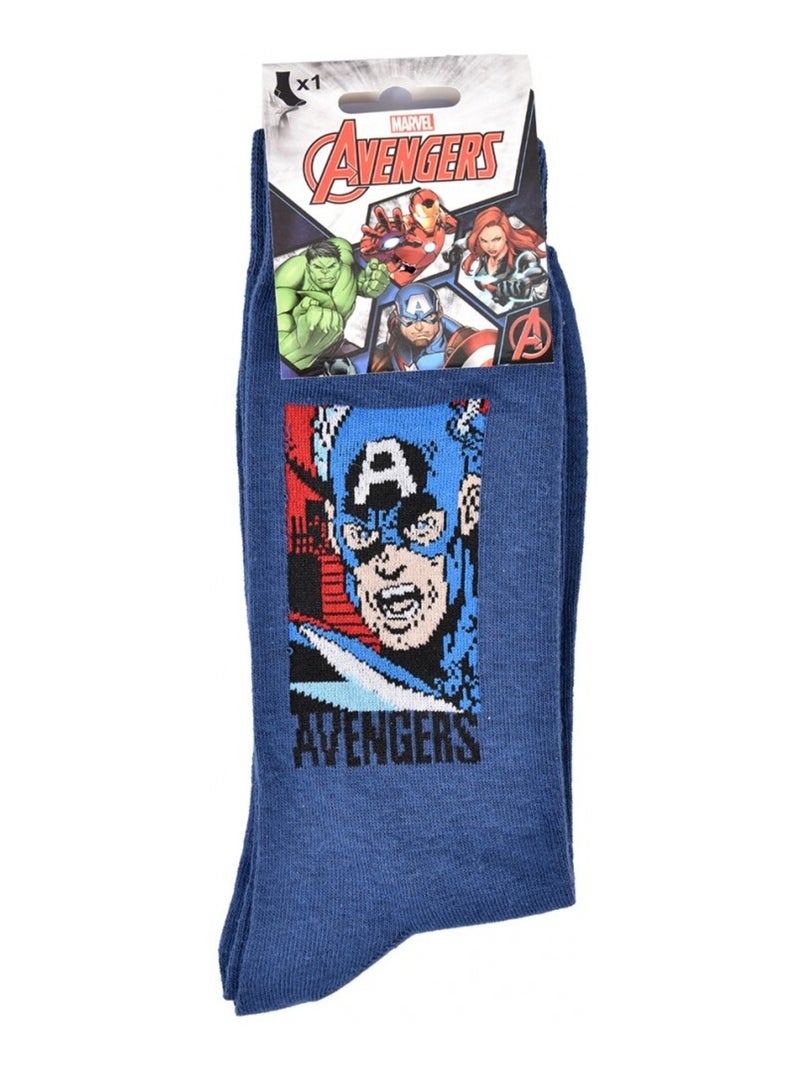 Pack Meias Homem MARVEL AVENGERS Azul claro - Kiabi