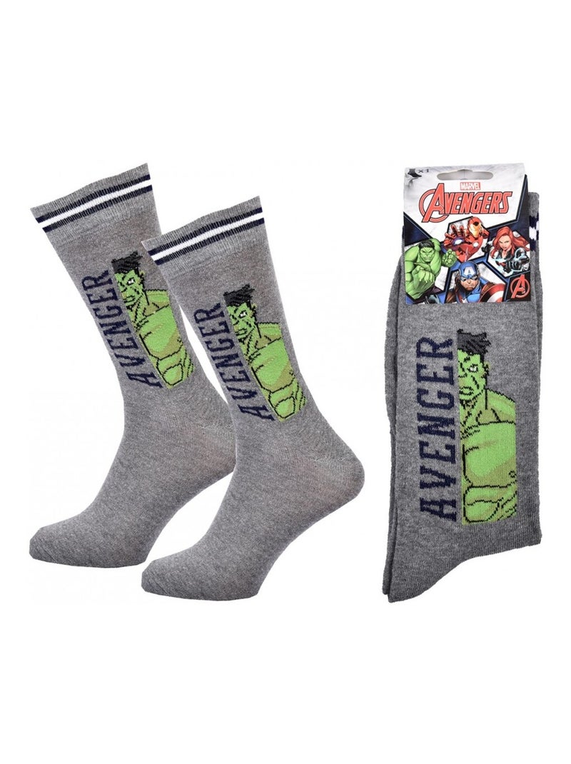 Pack Meias Homem MARVEL AVENGERS Cinza-verde claro preto - Kiabi