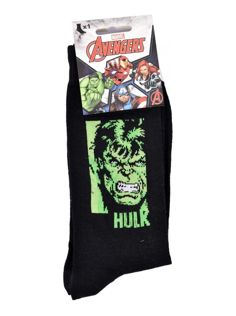 Pack Meias Homem MARVEL AVENGERS Preto Verde - Kiabi