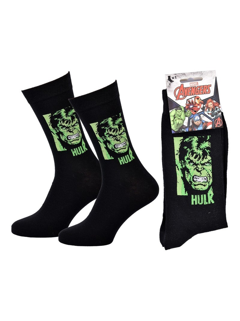 Pack Meias Homem MARVEL AVENGERS Preto Verde - Kiabi