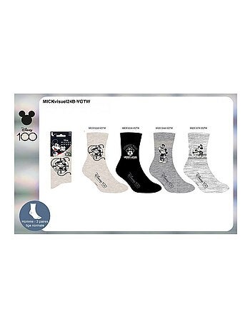 Pack Meias Homem MICKEY - Pack de 8
