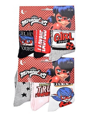 Pack Meias Rapariga MIRACULOUS - Pack de 6