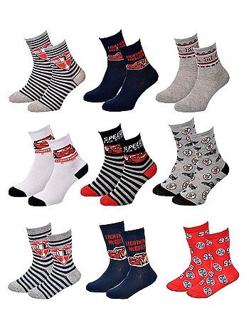 Pack Meias Rapaz DISNEY CARS 9 Pares