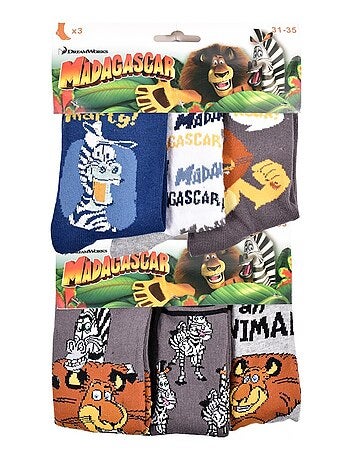 Pack Meias Rapaz MADAGASCAR - Pack de 9