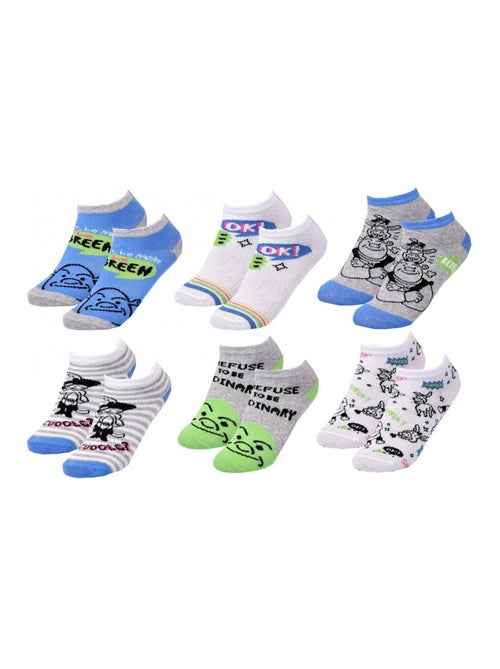 Pack Meias Rapaz SHREK - Pack de 6 - Kiabi Pack Meias Rapaz SHREK - Pack de 6 - Kiabi