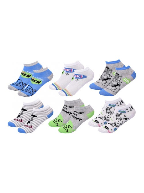 Pack Meias Rapaz SHREK - Pack de 6 - Kiabi Pack Meias Rapaz SHREK - Pack de 6 - Kiabi