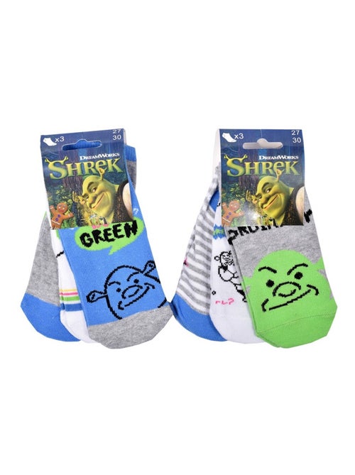 Pack Meias Rapaz SHREK - Pack de 6 - Kiabi Pack Meias Rapaz SHREK - Pack de 6 - Kiabi