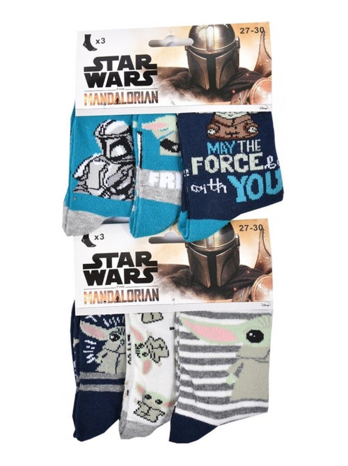 Pack Meias Rapaz STAR WARS - Pack de 6 - Kiabi Pack Meias Rapaz STAR WARS - Pack de 6 - Kiabi