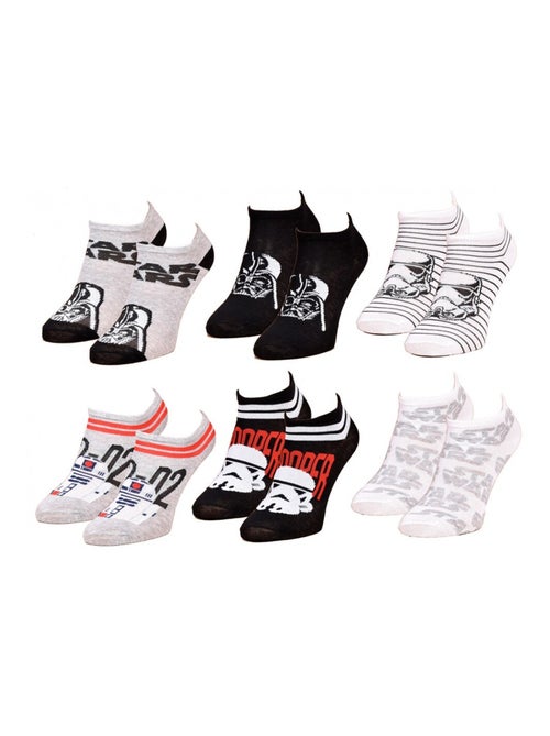 Pack Meias Rapaz STAR WARS - Pack de 6 - Kiabi Pack Meias Rapaz STAR WARS - Pack de 6 - Kiabi