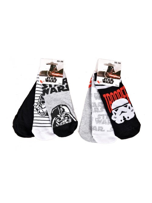 Pack Meias Rapaz STAR WARS - Pack de 6 - Kiabi Pack Meias Rapaz STAR WARS - Pack de 6 - Kiabi