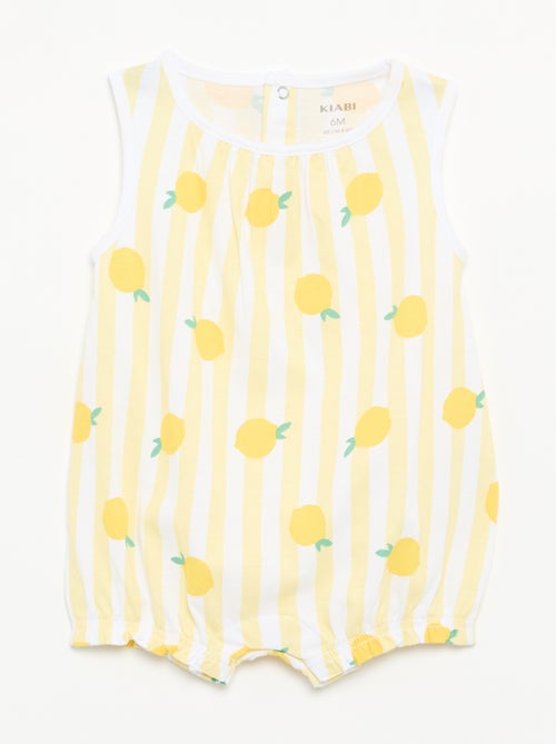 Packs de 2 babygrows sem mangas - Kiabi