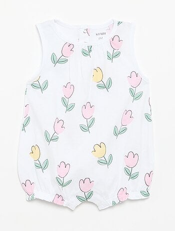 Packs de 2 babygrows sem mangas