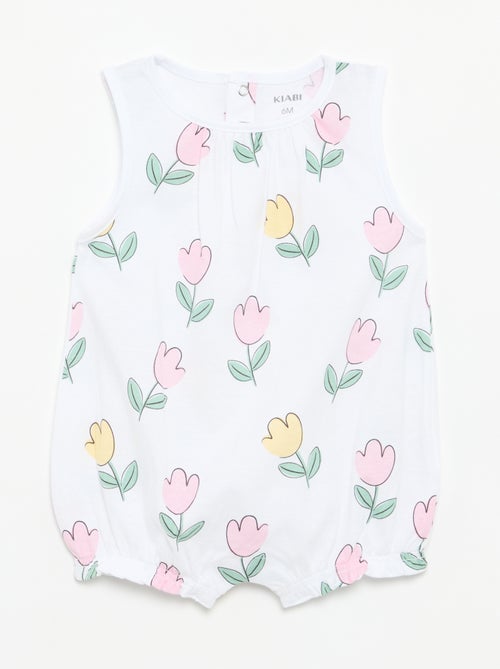 Packs de 2 babygrows sem mangas - Kiabi