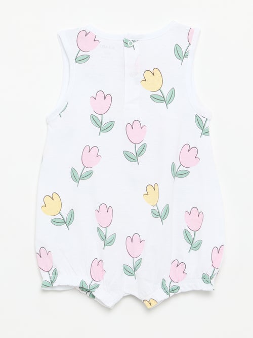 Packs de 2 babygrows sem mangas - Kiabi