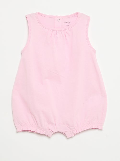 Packs de 2 babygrows sem mangas - Kiabi