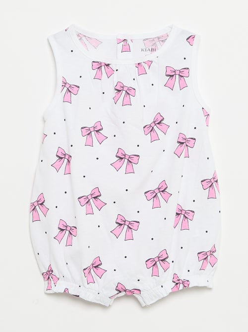 Packs de 2 babygrows sem mangas - Kiabi