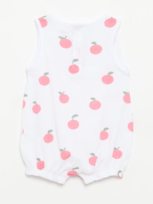 Packs de 2 babygrows sem mangas - Kiabi