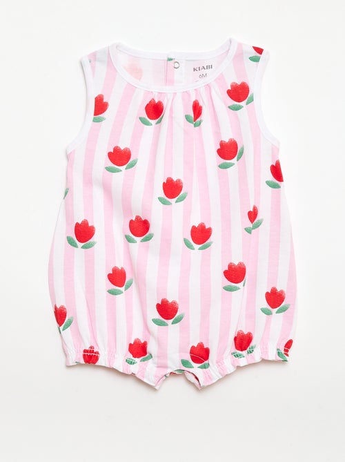 Packs de 2 babygrows sem mangas - Kiabi