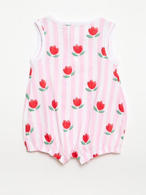 Packs de 2 babygrows sem mangas - Kiabi
