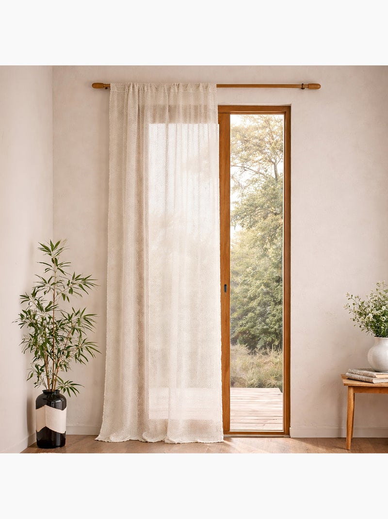 Painel de porta com rede de algodão para impedir a entrada de insetos Madeira natural - Kiabi
