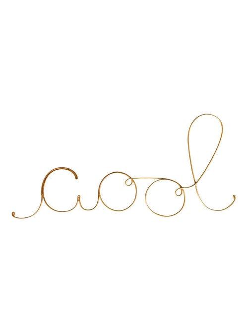 Palavra fio de latão dourado "cool - Kiabi