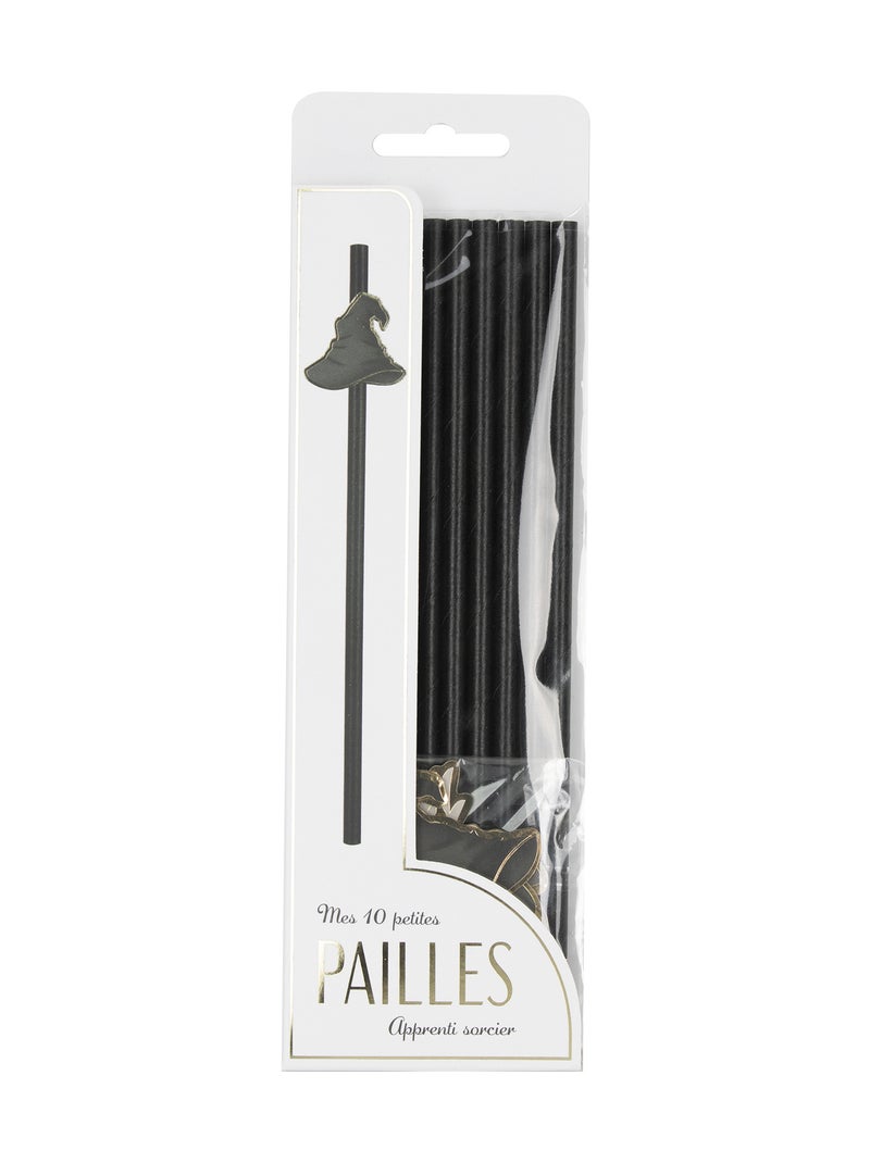 Palhas temas 'feiticeiros' Preto - Kiabi