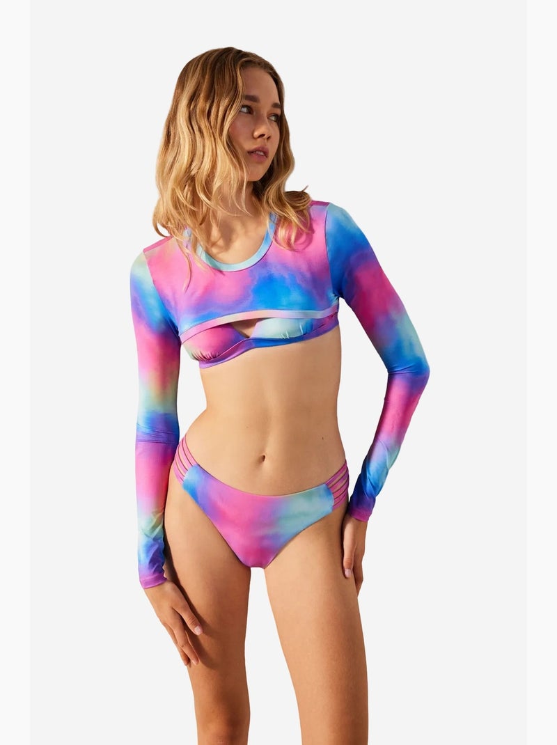 Palos tee top de biquíni penti Rosa/Azul/Verde - Kiabi