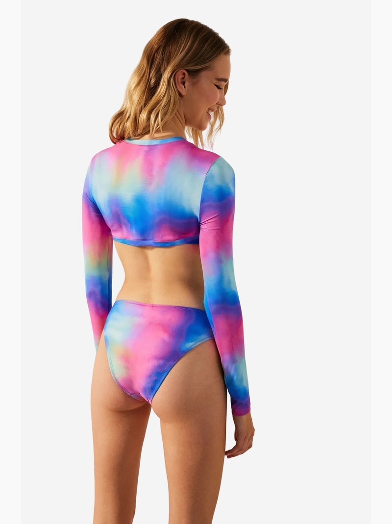 Palos tee top de biquíni penti Rosa/Azul/Verde - Kiabi