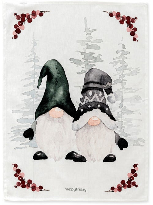 Pano de cozinha 2 un. Gnomes "Happyfriday" - Kiabi