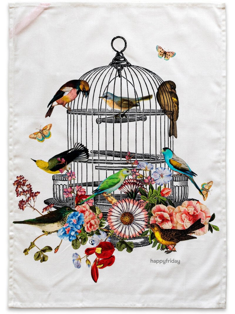 Pano de cozinha 2 un. Hanging garden "Happyfriday" Multicolorido - Kiabi