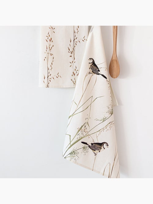 Pano de cozinha 2 un. Happy birds "Happyfriday" - Kiabi