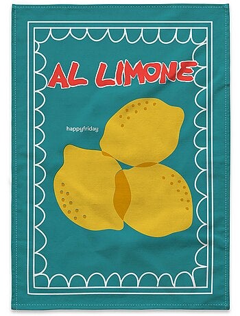 Pano de cozinha 2 un. Lemon fish "happyfriday