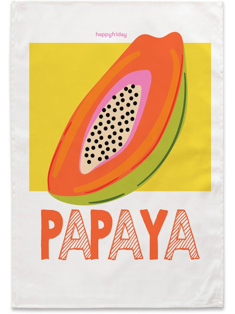 Pano de cozinha 2 un. Papaya fruit "Happyfriday" Multicolorido - Kiabi