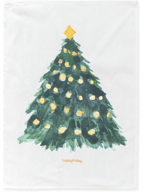 Pano de cozinha 2 un. Sapin "Happyfriday" - Kiabi