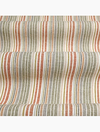 Pano de cozinha de algodão com riscas entrelaçadas
