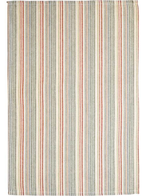 Pano de cozinha de algodão com riscas entrelaçadas - Kiabi