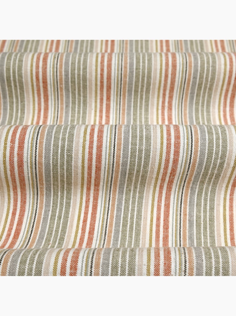 Pano de cozinha de algodão com riscas entrelaçadas Vermelho - Kiabi