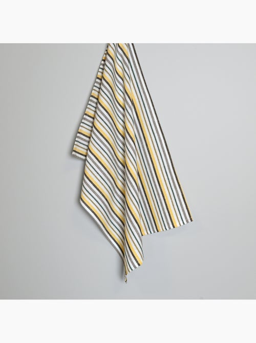 Panos de cozinha às riscas de algodão - Kiabi