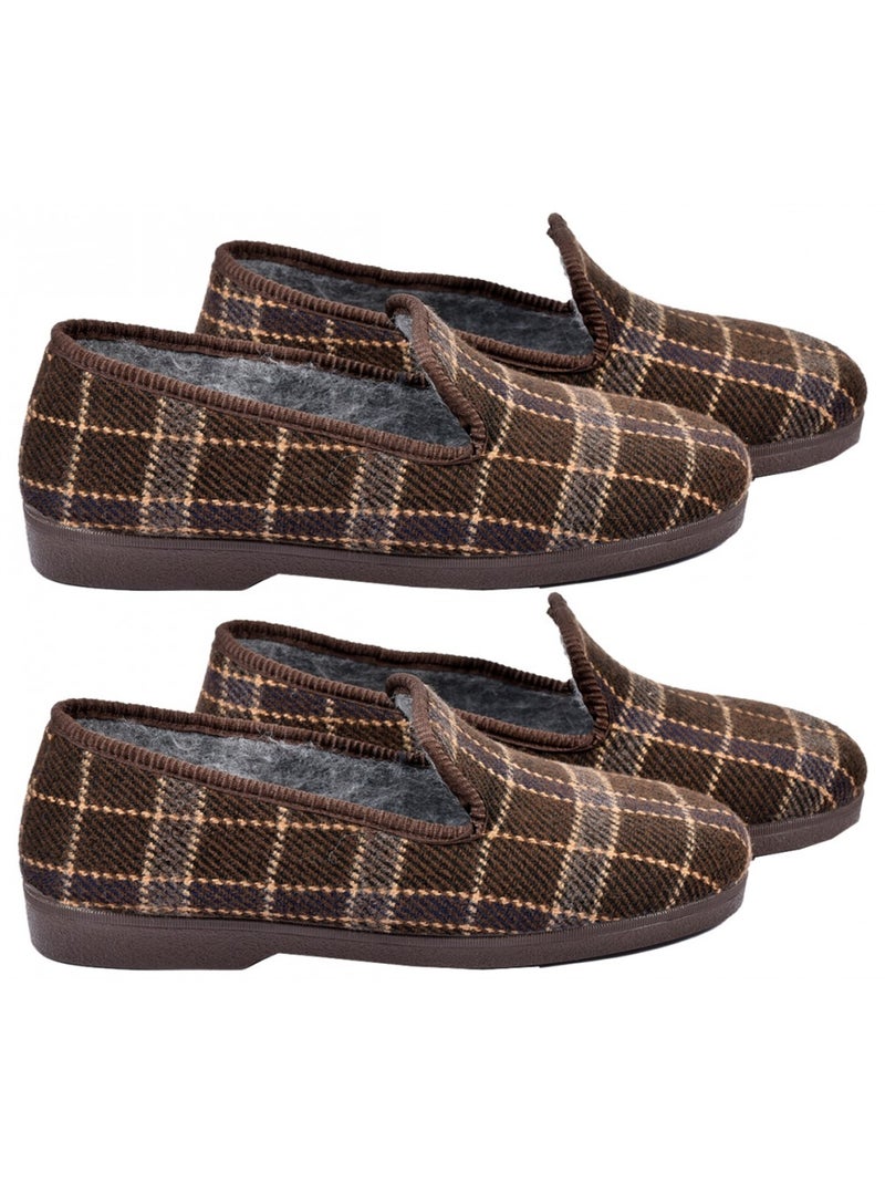 Pantufa charentaise homem premium pack de 2 Multicolorido - Kiabi