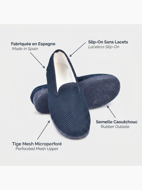 Pantufa charentaise mulher mesh respirável ozabi espanha - Kiabi Pantufa charentaise mulher mesh respirável ozabi espanha - Kiabi