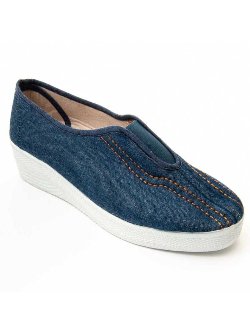 Pantufa fechada têxtil northome Azul - Kiabi