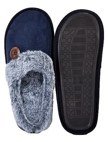 Pantufa homem camurça suedine