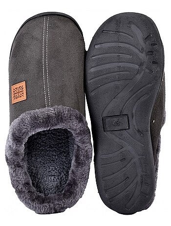 Pantufa homem camurça suedine