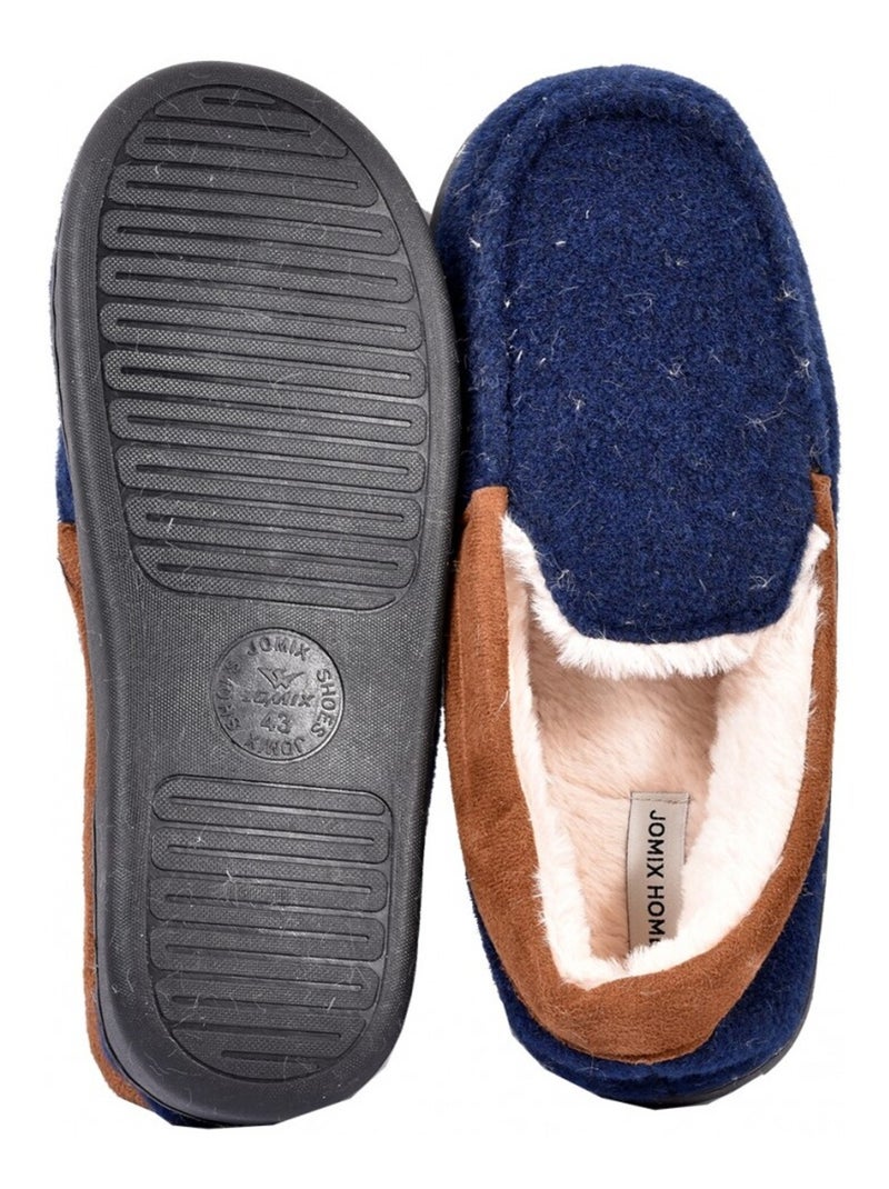 Pantufa homem charentaise premium Azul-marinho - Kiabi