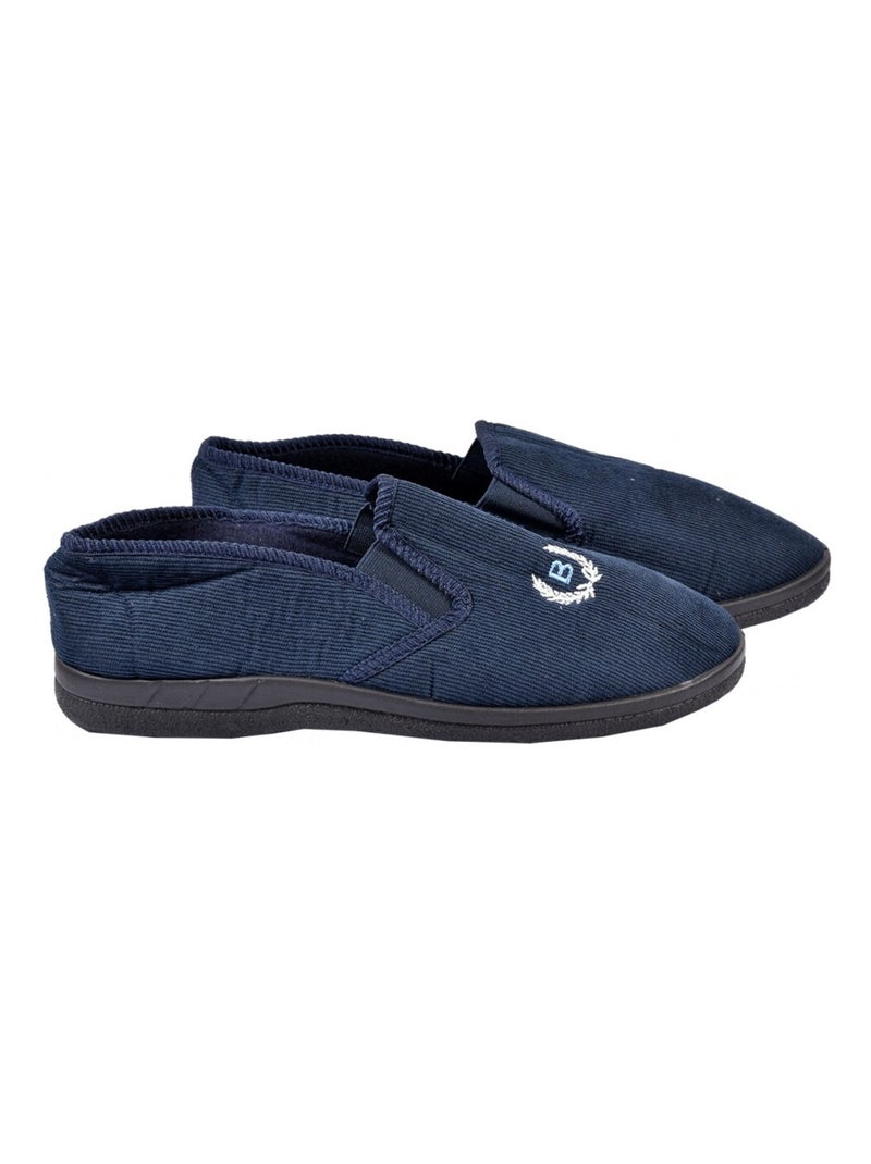 Pantufa homem charentaise premium Azul-marinho - Kiabi